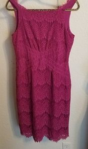 Antonio Melani fuchsia lace dress